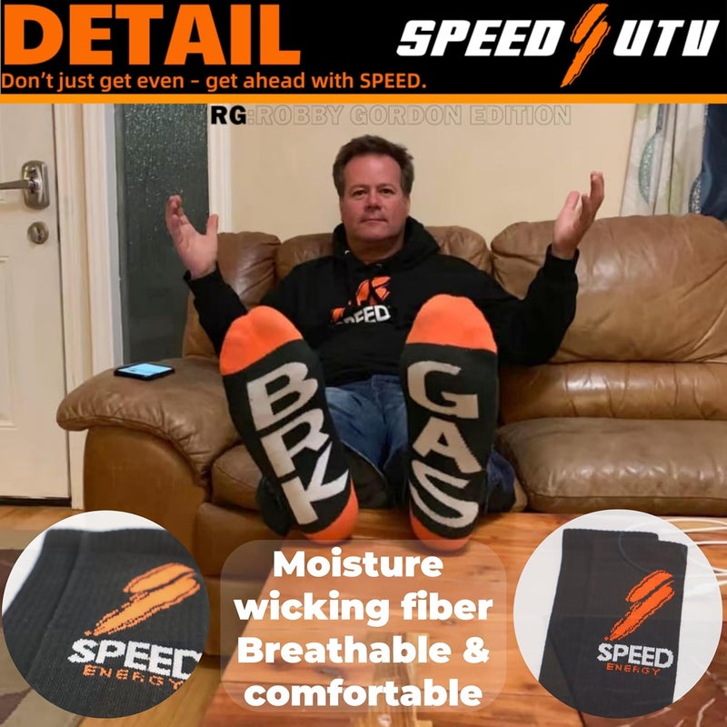SpeedEnergy Race Car Sports Socks, Men's Automotive Stocking Stuffer Sports,F1,Motosports,Skateboard Gift for Car Lovers - Image 5